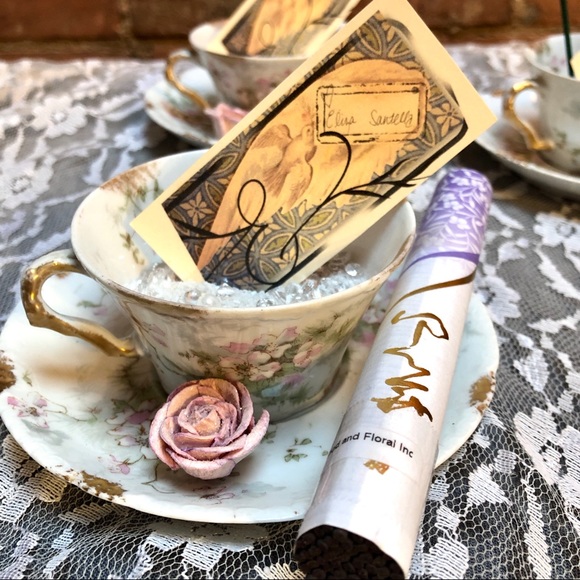 Antique Limoges of France Teacup Incense Holder - Picture 3 of 8